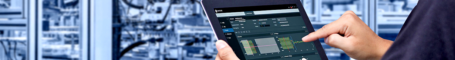 Industrial setting showcasing remote monitoring, IIoT, automation, and data-driven device management