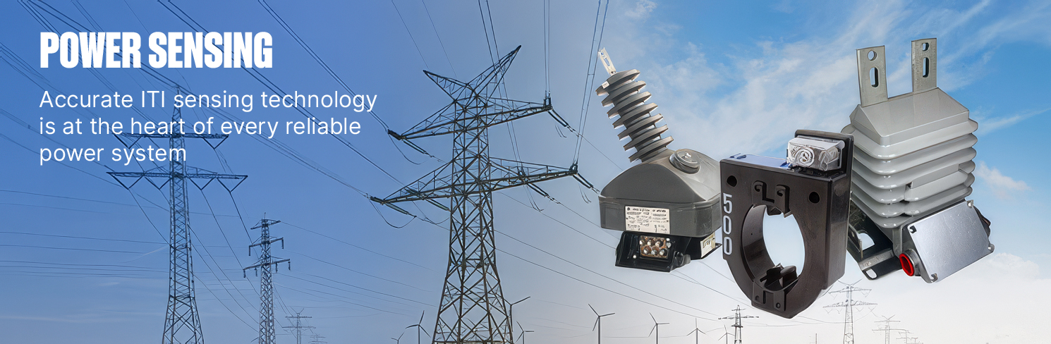 Graphic emphasizing power sensing and ITI accuracy as key to reliable grid systems