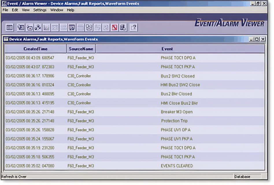 Sequence Of Event Records (SOE)