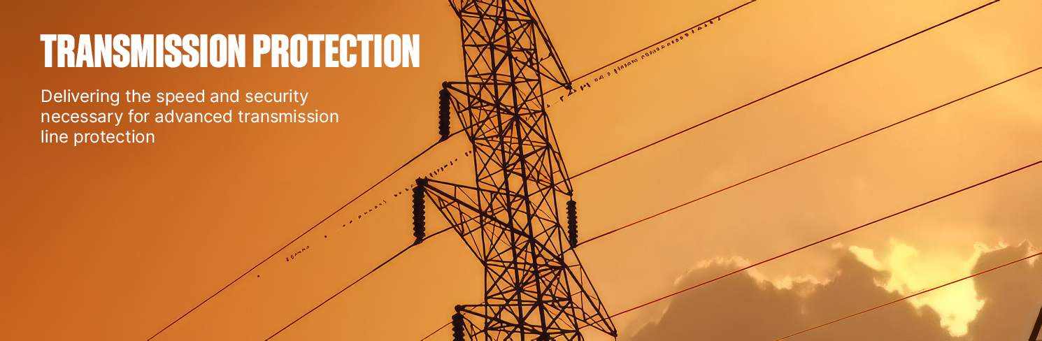 Diagram explaining transmission protection systems to detect and isolate grid faults