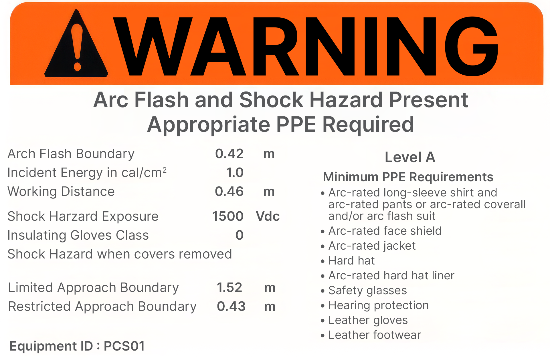 Arc Flash Diagram