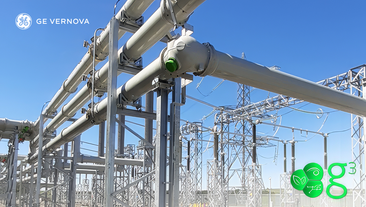GE introduces SF₆ and g³ compatible dual gas-insulated lines (GIL)