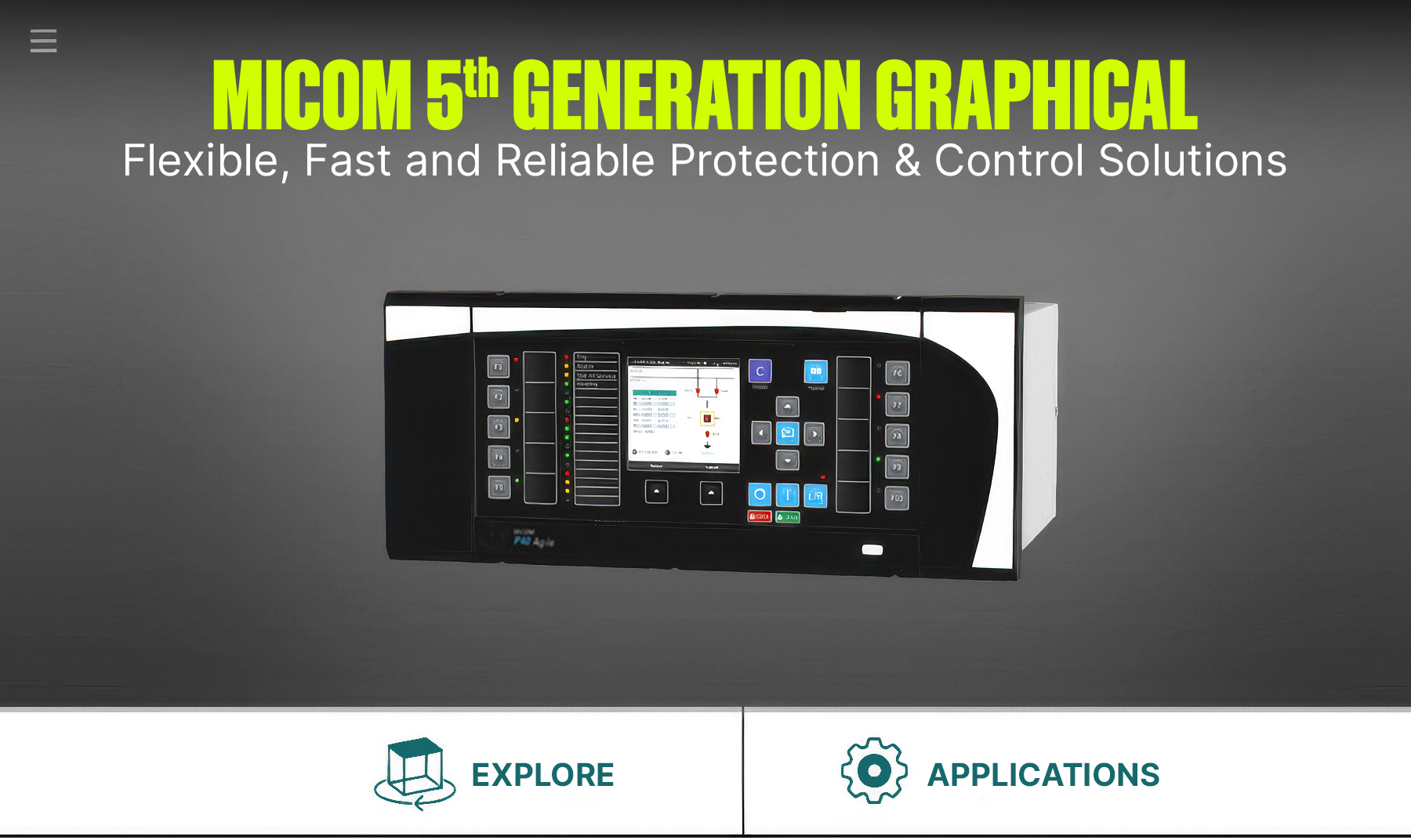 MiCOM P40 Agile Explorer