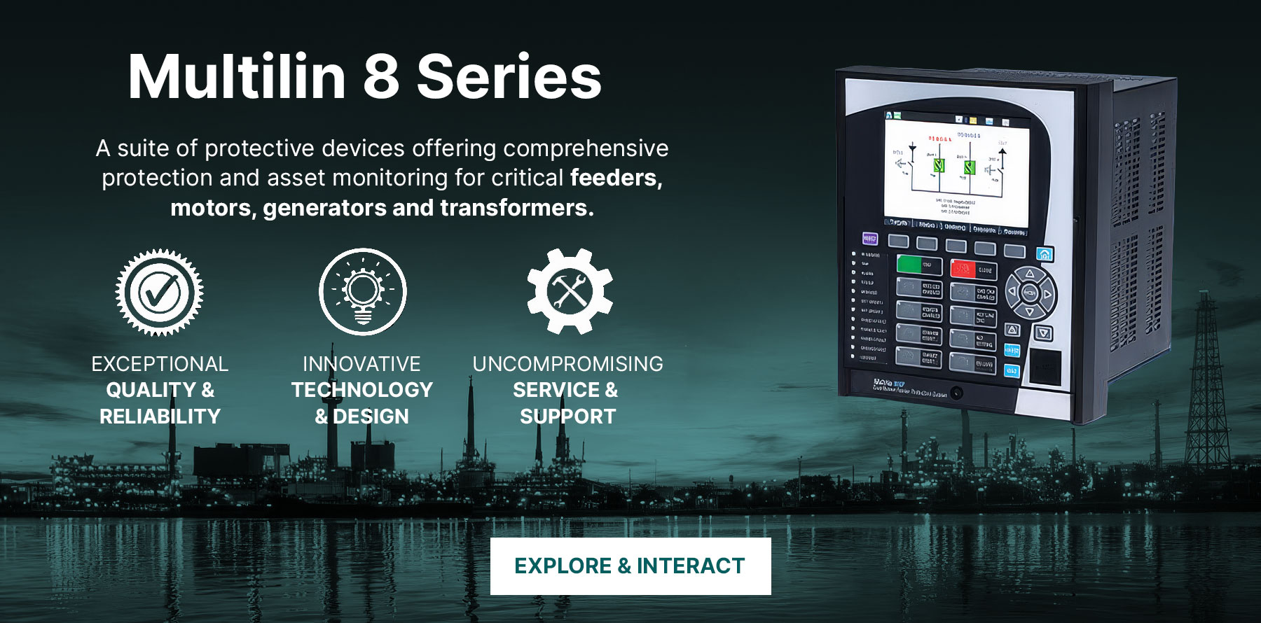 Multilin 8 series product explorer