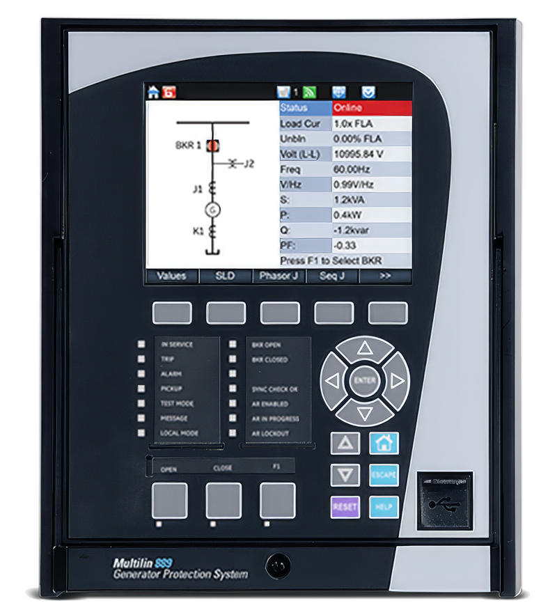 Full Color Graphical HMI Front Display
