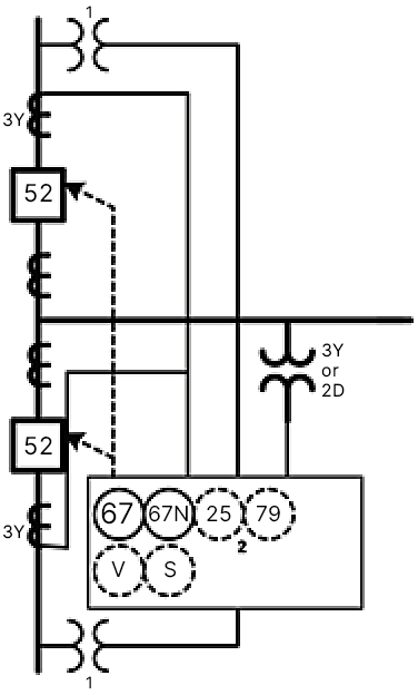 Directional Overcurrent - Dual Breaker