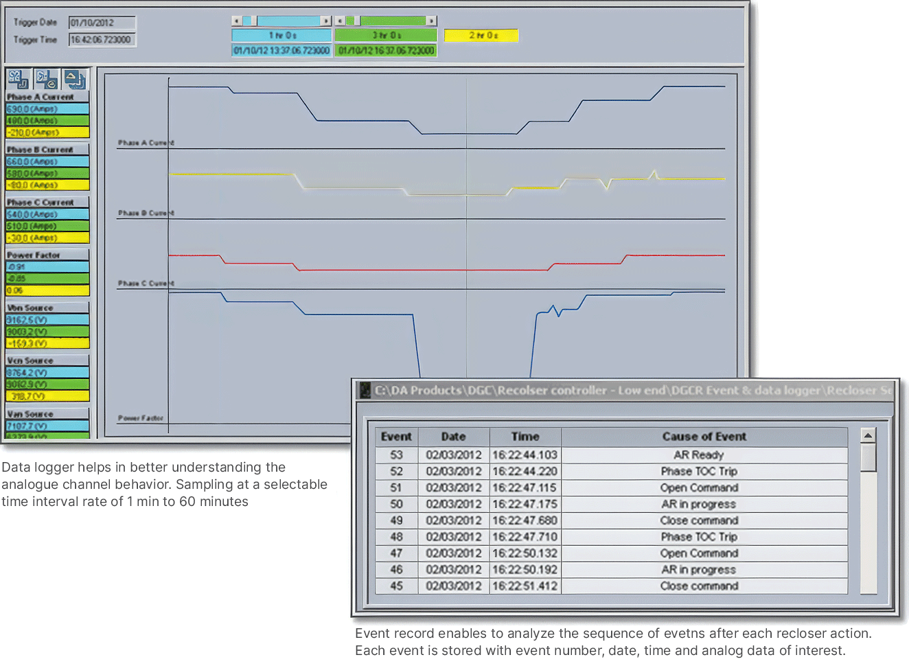 Advanced event recorder
