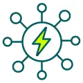 Energy connection icon