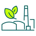 sustainability factory icon