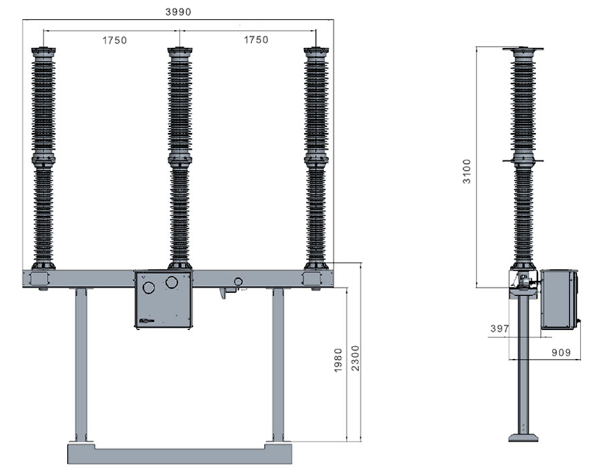 GL 311/312 S - More phase center distances available on request