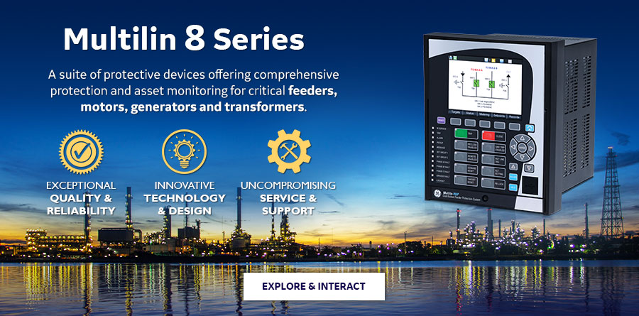 Multilin 8 series product explorer