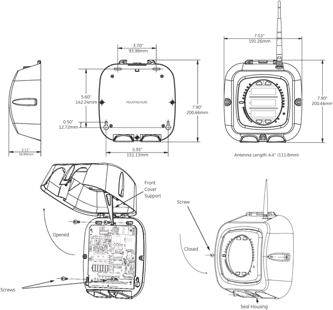 EPM 7100 dimensions